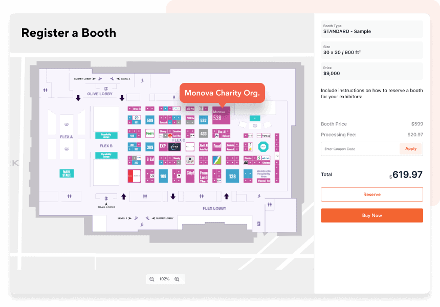 Enable Sponsors To Buy Booths Before The Fundraising Event.-min