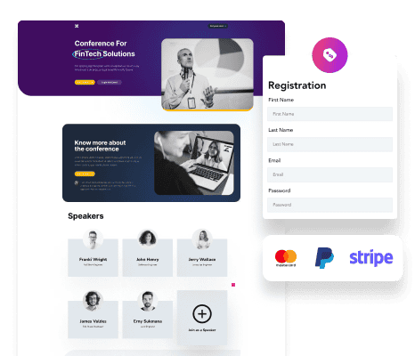 Event websites & registration