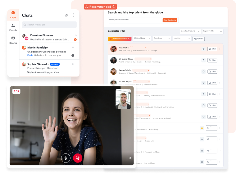 Facilitate connections between students & campus representatives.