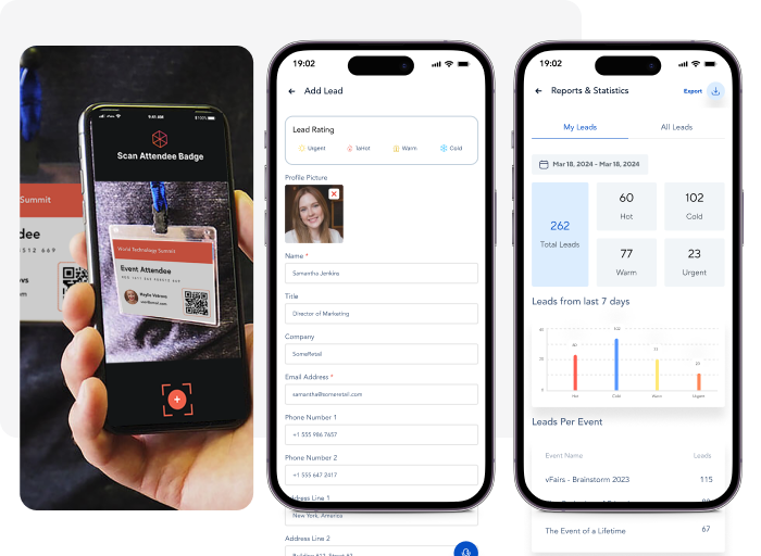 Give Exhibitors a Dedicated App to Capture, Manage, & Follow-up with Leads.