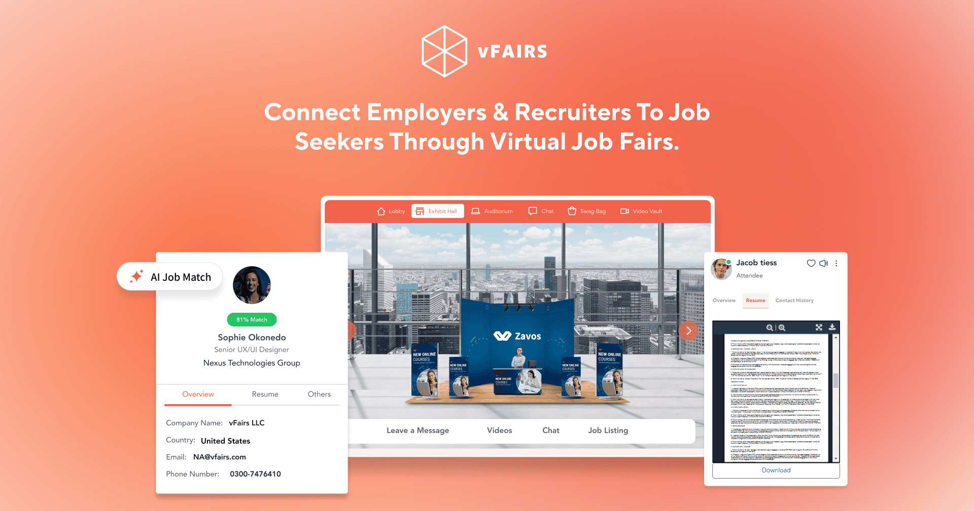 Virtual Job Fair Platform