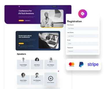 Event websites & registration